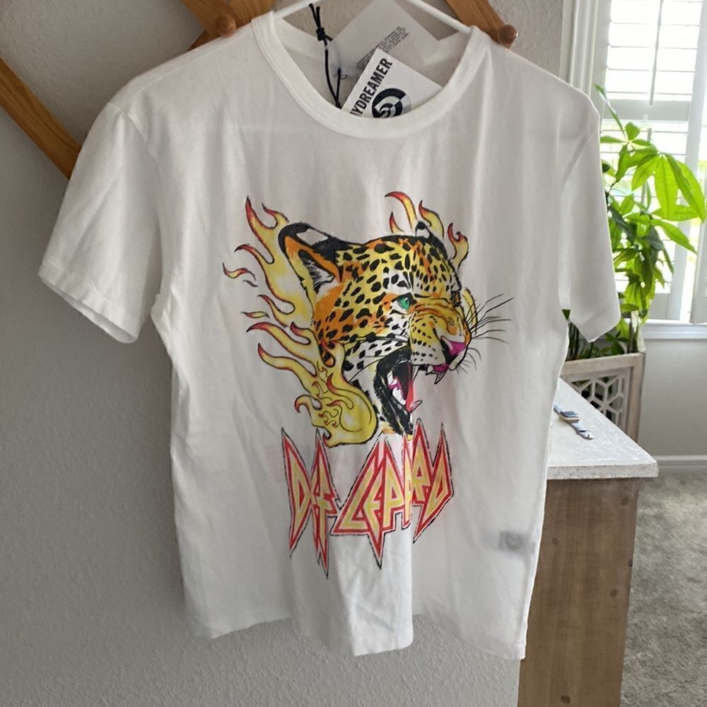 Daydreamer Def Leppard TNT Pyromania ‘83 Ringer Tee - Picture 6 of 10